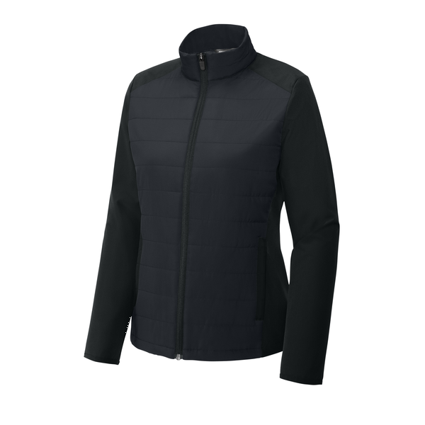 Sport-Tek® Teknical Poly/Spandex Hybrid Ladies' Jacket