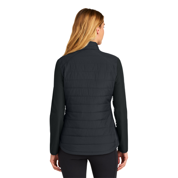 Sport-Tek® Teknical Poly/Spandex Hybrid Ladies' Jacket
