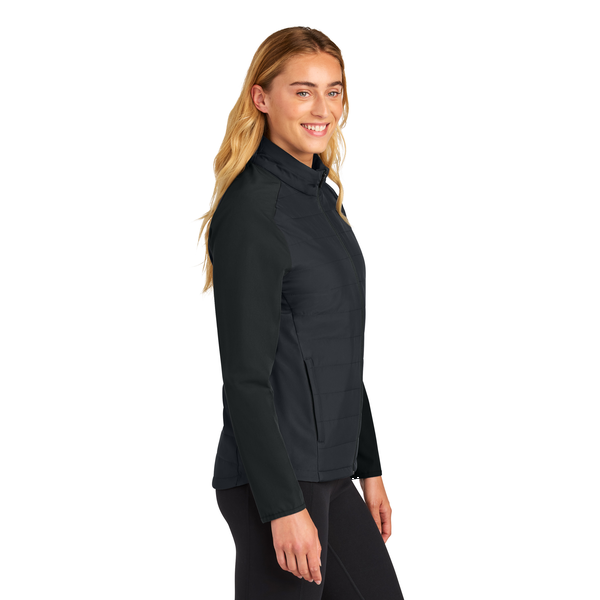Sport-Tek® Teknical Poly/Spandex Hybrid Ladies' Jacket