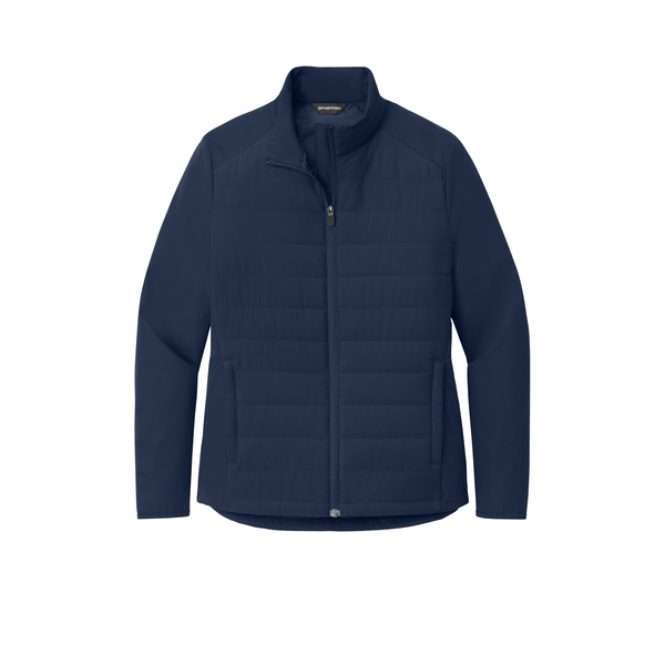 Sport-Tek® Teknical Poly/Spandex Hybrid Ladies' Jacket