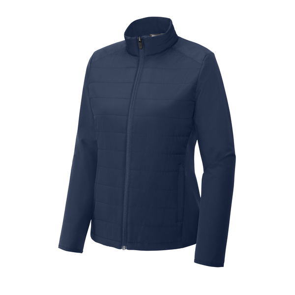 Sport-Tek® Teknical Poly/Spandex Hybrid Ladies' Jacket