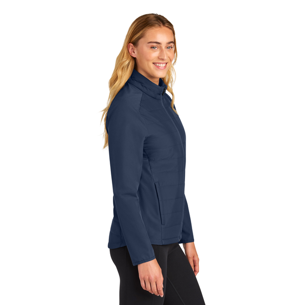 Sport-Tek® Teknical Poly/Spandex Hybrid Ladies' Jacket