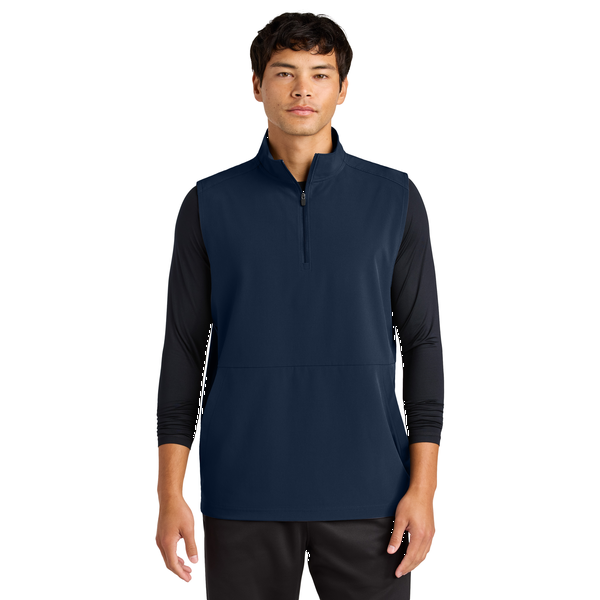 Sport-Tek® Repeat Poly/Spandex 1/4 Zip Unisex Vest