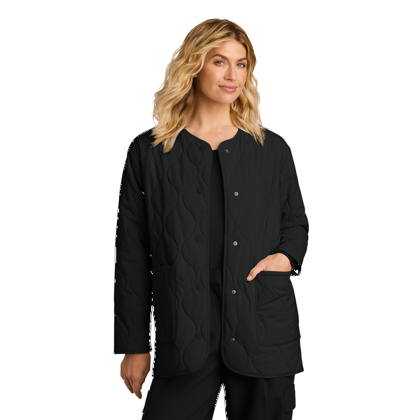 MERCER+METTLE™ Quilted Liner Poly Ladies' Jacket
