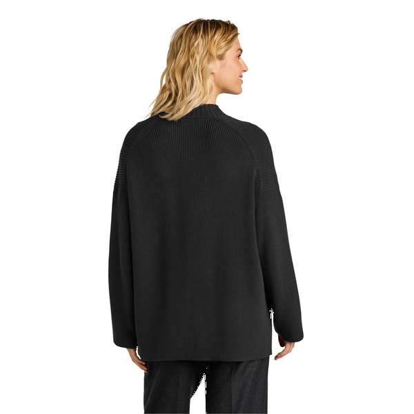 MERCER+METTLE™ Cotton/Nylon Ladies' Open Cardigan