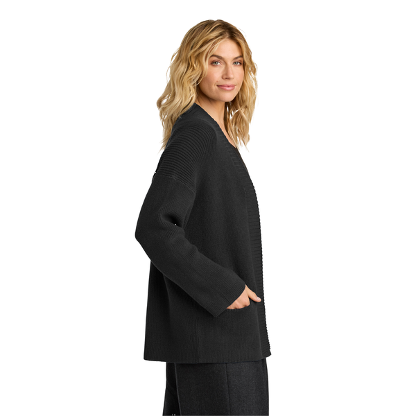 MERCER+METTLE™ Cotton/Nylon Ladies' Open Cardigan
