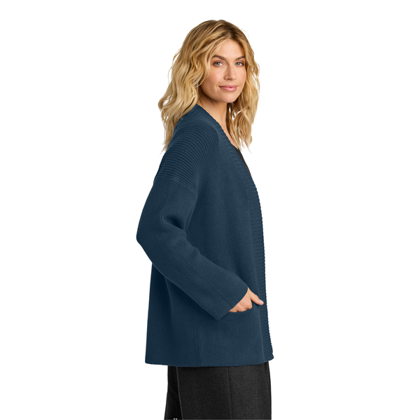 MERCER+METTLE™ Cotton/Nylon Ladies' Open Cardigan