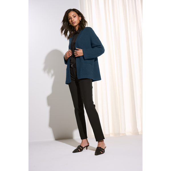 MERCER+METTLE™ Cotton/Nylon Ladies' Open Cardigan