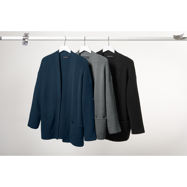 MERCER+METTLE™ Cotton/Nylon Ladies' Open Cardigan