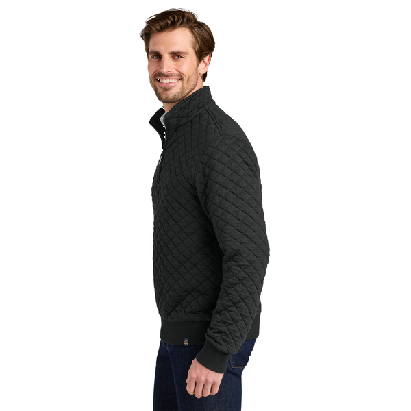 Brooks Brothers® Diamond Quilt Tri-Blend Men's 1/4 Zip