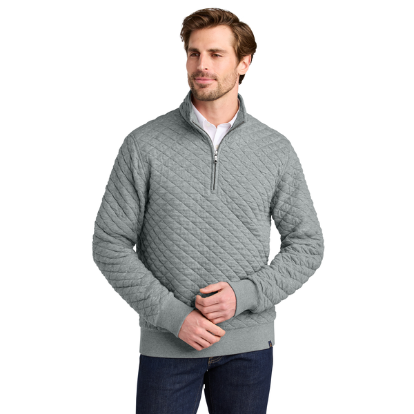 Brooks Brothers® Diamond Quilt Tri-Blend Men's 1/4 Zip