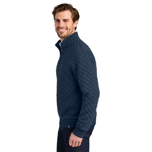 Brooks Brothers® Diamond Quilt Tri-Blend Men's 1/4 Zip