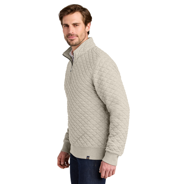 Brooks Brothers® Diamond Quilt Tri-Blend Men's 1/4 Zip