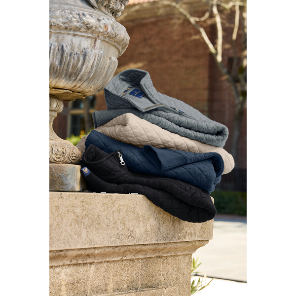 Brooks Brothers® Diamond Quilt Tri-Blend Men's 1/4 Zip