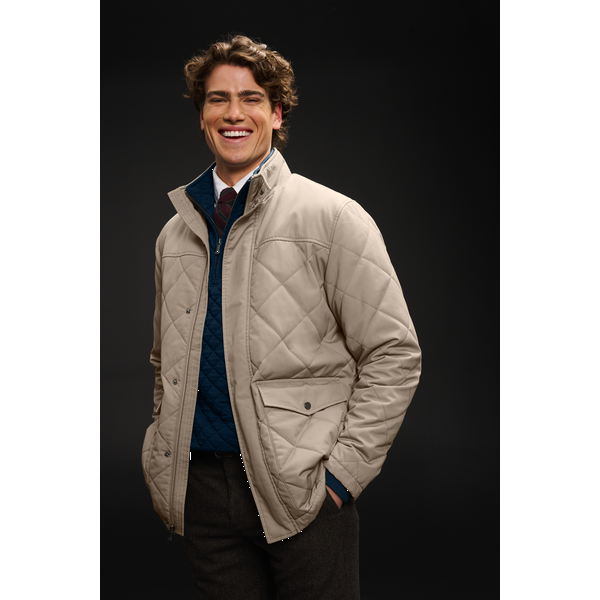 Brooks Brothers® Diamond Quilt Tri-Blend Men's 1/4 Zip