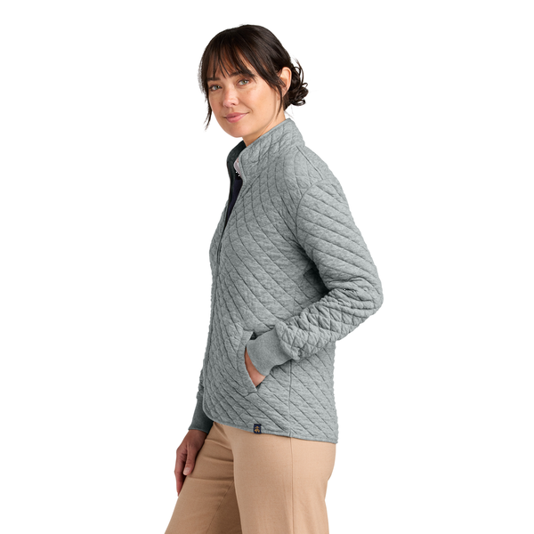 Brooks Brothers® Diamond Quilt Tri-Blend Ladies' Full Zip