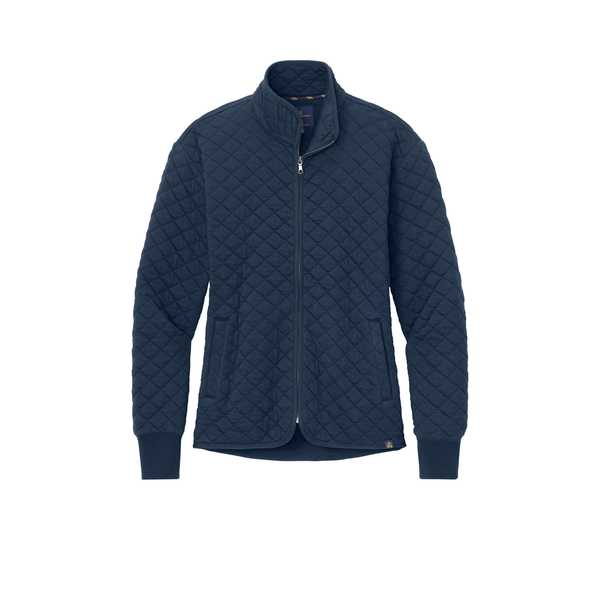 Brooks Brothers® Diamond Quilt Tri-Blend Ladies' Full Zip