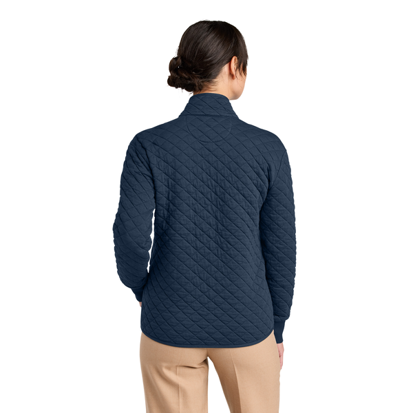 Brooks Brothers® Diamond Quilt Tri-Blend Ladies' Full Zip