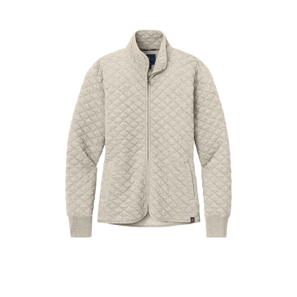 Brooks Brothers® Diamond Quilt Tri-Blend Ladies' Full Zip
