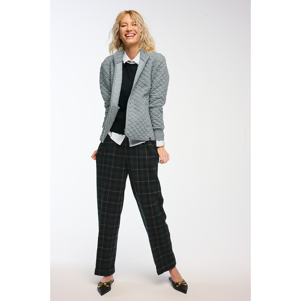 Brooks Brothers® Diamond Quilt Tri-Blend Ladies' Full Zip