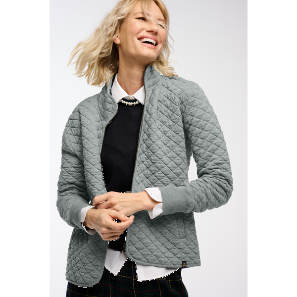 Brooks Brothers® Diamond Quilt Tri-Blend Ladies' Full Zip