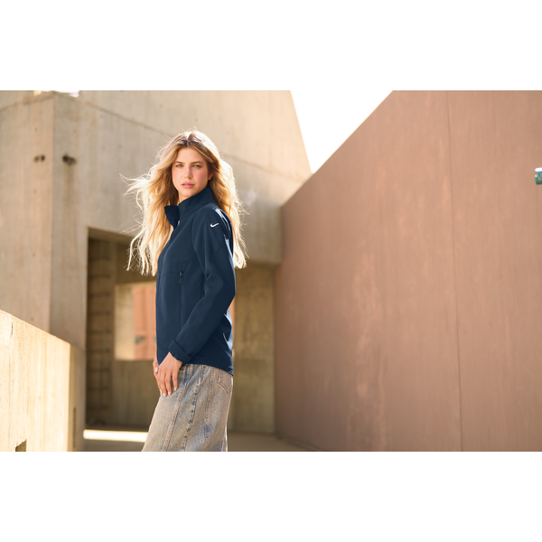 Nike® Soft Shell Poly/Elastane Ladies' Full Zip Jacket