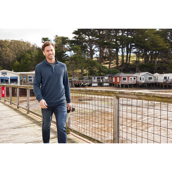 TravisMathew® Ocean Villa Tri-Blend Men's 1/4 Zip