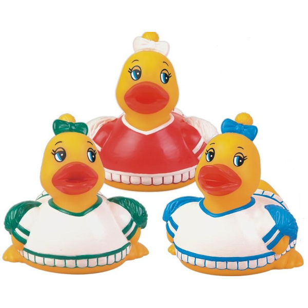 Cheerleader Pom Pom Rubber Duck