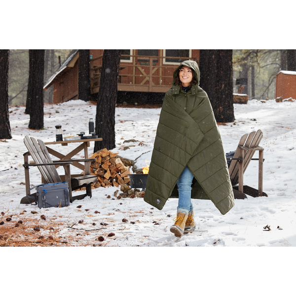 Eddie Bauer® Puffy Camp Poly Poncho Blanket
