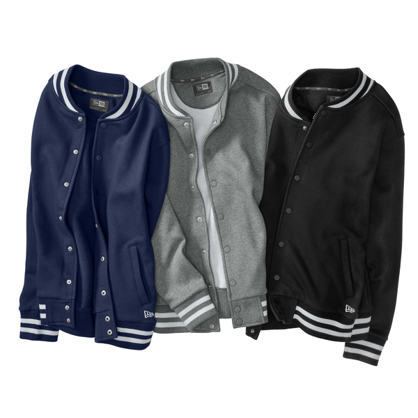 New Era® Varsity Heavyweight Fleece Cotton/Poly Unisex Jacket