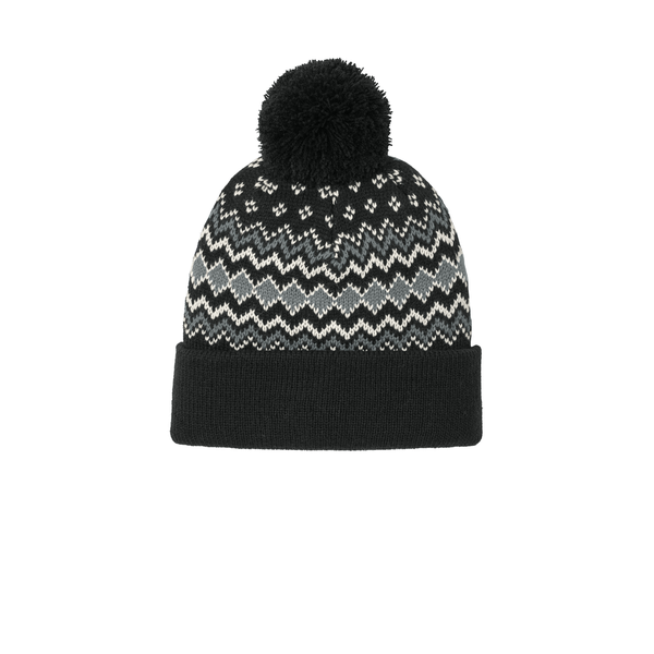 Port Authority® Alpine Acrylic Pom Beanie