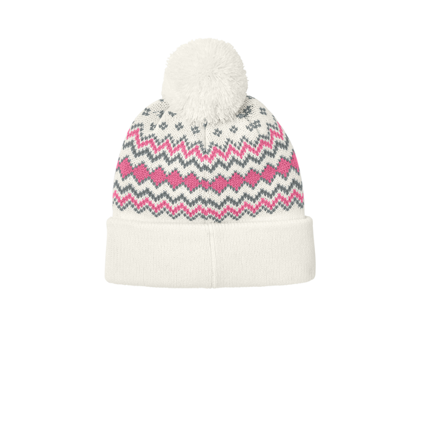 Port Authority® Alpine Acrylic Pom Beanie