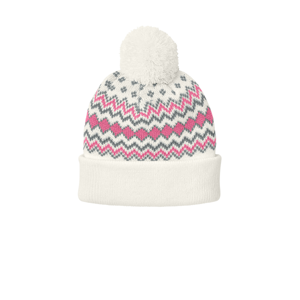 Port Authority® Alpine Acrylic Pom Beanie