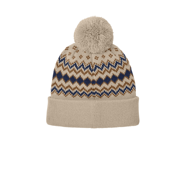 Port Authority® Alpine Acrylic Pom Beanie
