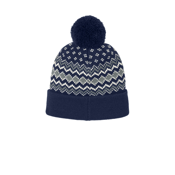 Port Authority® Alpine Acrylic Pom Beanie