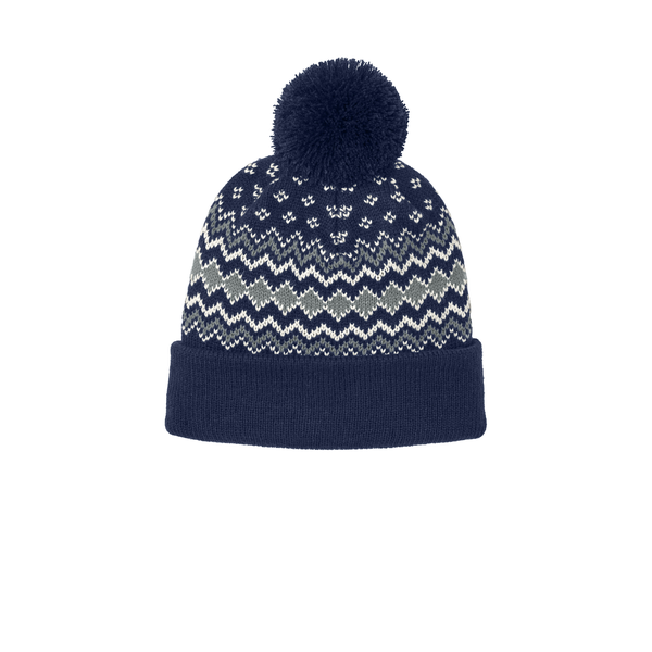 Port Authority® Alpine Acrylic Pom Beanie