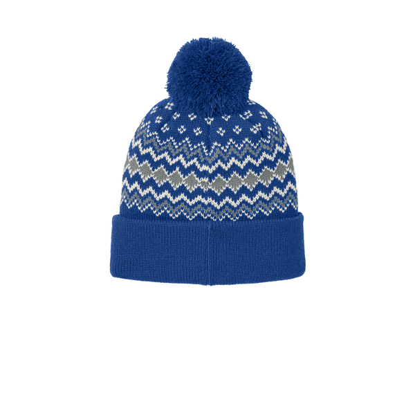 Port Authority® Alpine Acrylic Pom Beanie