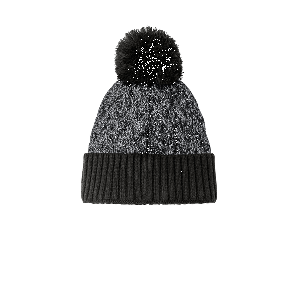 New Era® Marled Knit Pom Beanie