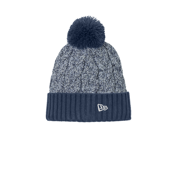 New Era® Marled Knit Pom Beanie