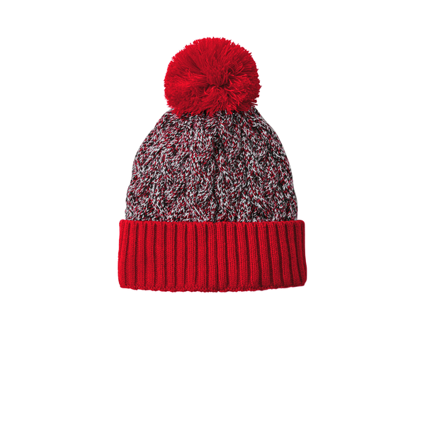 New Era® Marled Knit Pom Beanie
