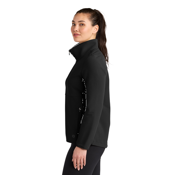 OGIO® Kinetic Poly/Spandex Ladies' Soft Shell
