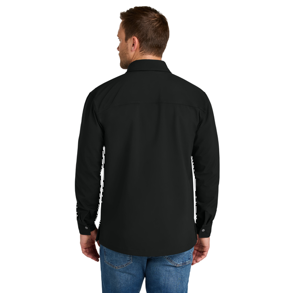 CornerStone® Soft Shell Polyester Men's Shirt Jacket
