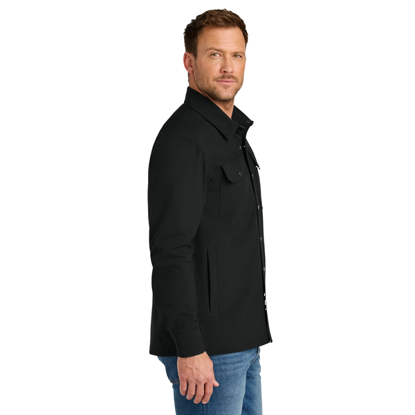 CornerStone® Soft Shell Polyester Men's Shirt Jacket
