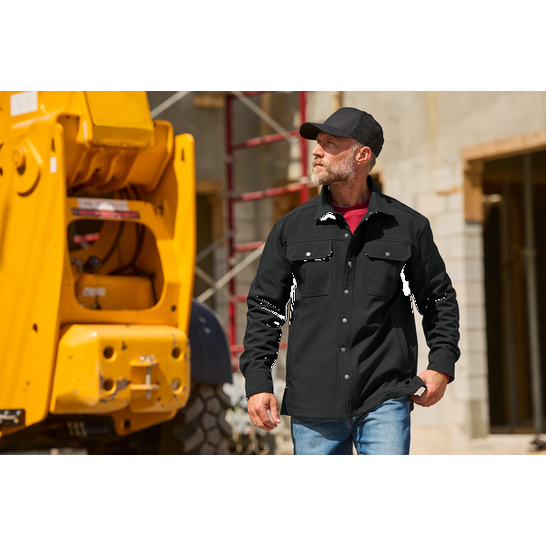 CornerStone® Soft Shell Polyester Men's Shirt Jacket