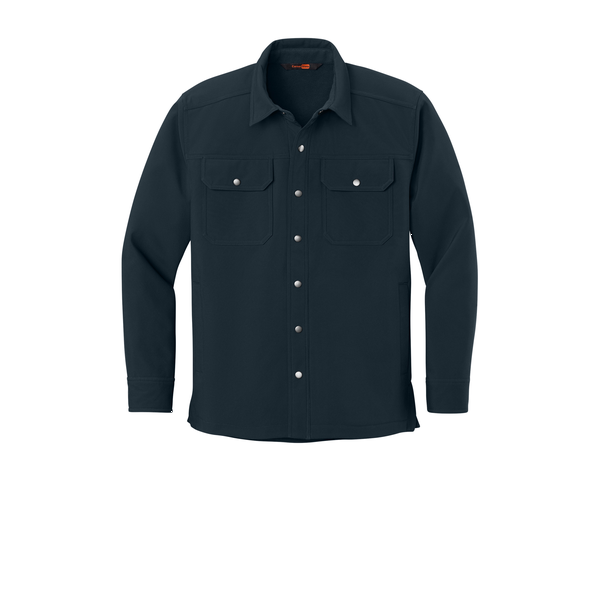 CornerStone® Soft Shell Polyester Men's Shirt Jacket