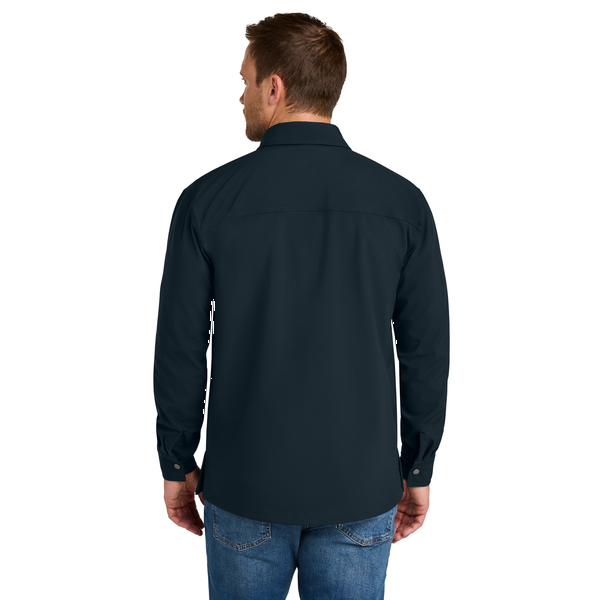 CornerStone® Soft Shell Polyester Men's Shirt Jacket