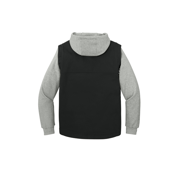 CornerStone® Duck Fleece Full-Zip Hooded Men's Jacket