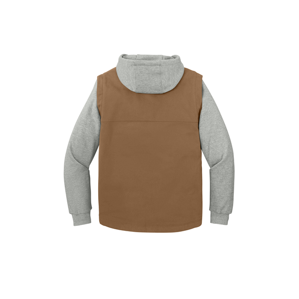 CornerStone® Duck Fleece Full-Zip Hooded Men's Jacket