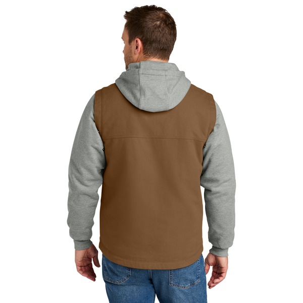 CornerStone® Duck Fleece Full-Zip Hooded Men's Jacket