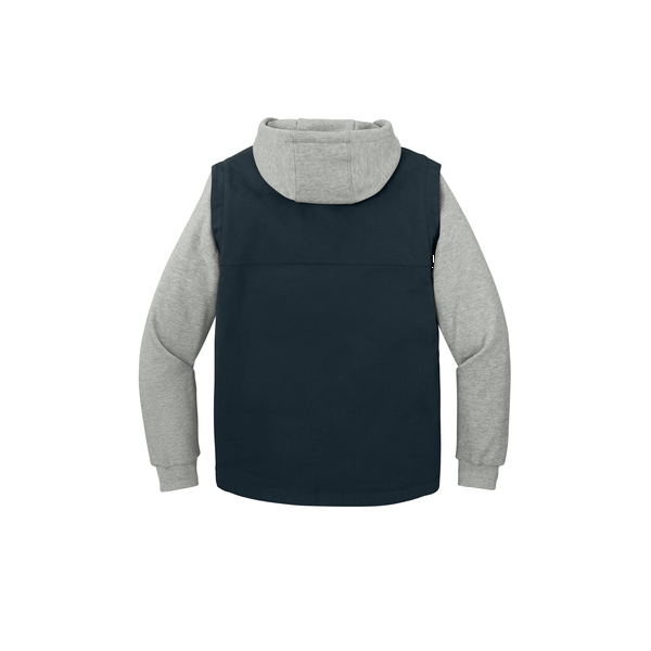 CornerStone® Duck Fleece Full-Zip Hooded Men's Jacket